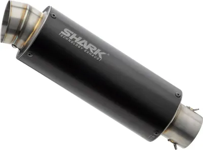 Image de Silencieux arrière Shark SRC 4 aluminium anodisé noir