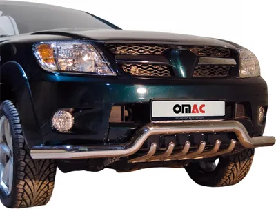 Image de Pare-Buffle Avant Pour Toyota Hilux 2005-2015 Acier Inoxy Argent