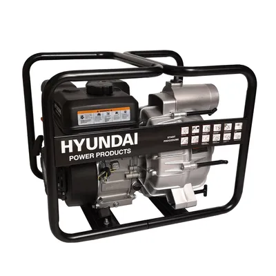 Produktbild von HYUNDAI Benzin-Wasserpumpe GWP57648 (750 L/Min, 45 m3/h, 3”/80 mm, 5.4 PS)