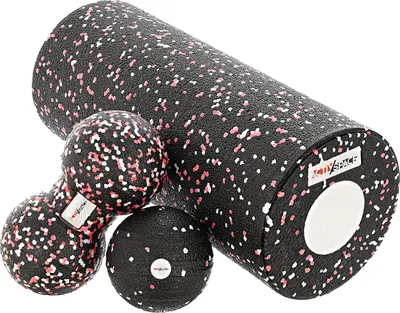 Produktbild von EPP 4-in-1 Roller + Ball + Doppelball Massageset - rot
