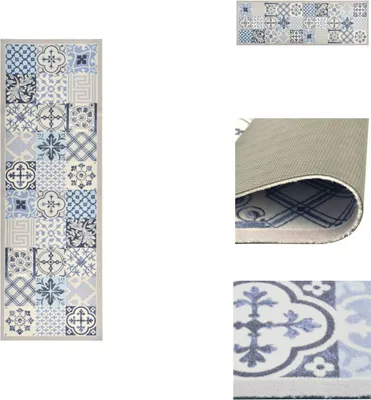 Obrázek produktu pro vidaXL Kuchyňská rohožka omyvatelná mozaika 60x180 cm - Podlahové rohože