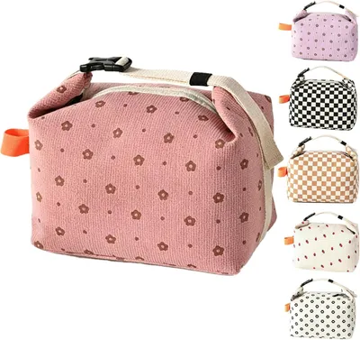 Immagine prodotto di Borsa termica pieghevole per il pranzo, realizzata in tessuto resistente all'acqua, ideale per picnic