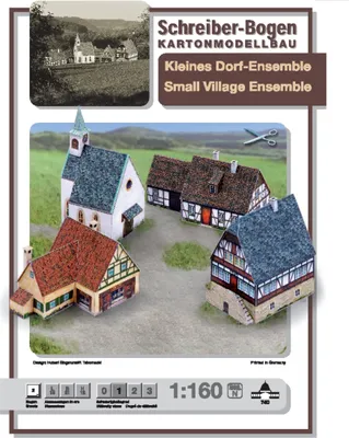 Obrázek produktu pro Schreiber-Bogen Kartonové modelování Malý vesnický soubor N