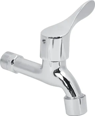 Image de G1/2in Zinc Alloy Beautiful Chrome Plated Household Faucet Water Tap for Home Bathroom Kitchen