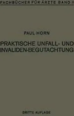 Obrázok produktu pre Praktische Unfall- und Invalidenbegutachtung