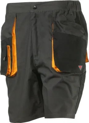 Produktbild von Falconrider® Arbeitsshorts, anthrazit/gelb, viele Taschen, Größe 50