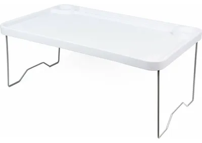 Produktbild von Benson Klappbarer Laptop-Tisch - 57 x 35 x 23 cm - Weiß