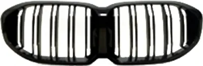 Produktbild von Kühlergrill Sportgrill DOPPELRIPPE Schwarz Glanz für BMW 1er F40 ab 2019-