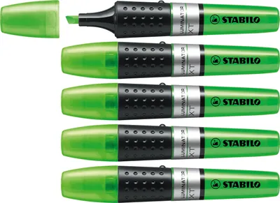 Produktbild von Textmarker - STABILO LUMINATOR - 5er Pack - grün