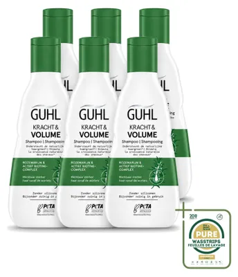 Obrázek produktu pro 6 kusů šamponu Guhl Kracht & Volume, objem 250 ml, balení