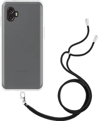 Image de Cazy Coque avec Cordon compatible avec Samsung Galaxy Xcover 6 Pro Coque avec Cordon - Coque Flexible - Transparant