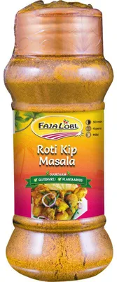 Obrázok produktu pre Faja Lobi Roti Kip Masala Kruidenmix 60 g – Authentieke Surinaamse smaak