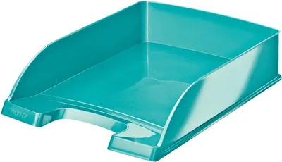 Produktbild von Briefablage Wow A4 Kunststoff eisblau Packung mit 5 Stück