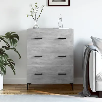 Immagine prodotto di vidaXL Credenza grigio cemento 69,5x34x90 cm materiale a base di legno