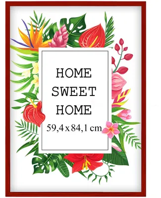 Obrázok produktu pre MG Design, rám na obrázky formátu A1 (59,4 x 84,1 cm) – vyrobený z prírodného dreva s akrylátovým sklom, určený na zavesenie aj na postavenie, vhodný na fotografie, plagáty a puzzle