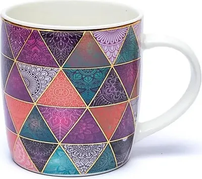 Produktbild von yogabox Teetasse - 0,4 L Mandala Patchwork