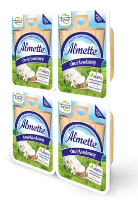 Zdjęcie produktu dla Almette Mini Puszysty serek twarogowy śmietankowy 120 g
