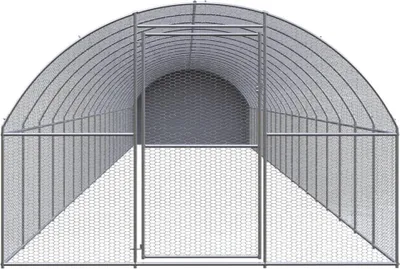 Obrázok produktu pre vidaXL Vonkajší kurník 3x20x2 m Pozinkovaná oceľ