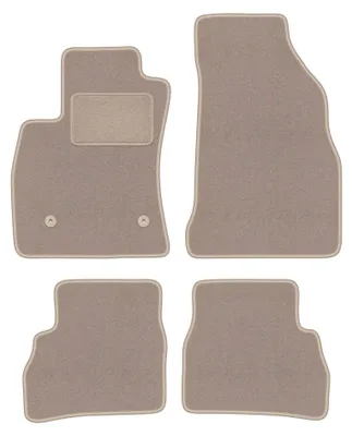 Immagine prodotto di Tappetini in moquette per Fiat Doblo III 2021- (multispazio) – set 4 pezzi, beige, su misura – Wielganizator LUX