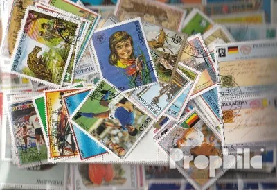 Produktbild von Briefmarken Paraguay 500 verschiedene Marken