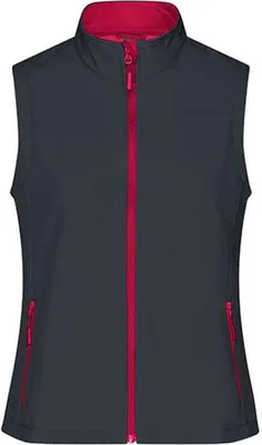 Produktbild von Softshellweste für Promotion und Freizeit iron-grey/red, Gr. XL