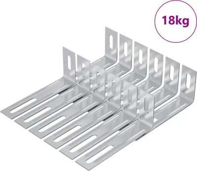 Immagine prodotto di Supporto Anti Ribaltamento Tinta unita 1268 pcs Argento Ferro