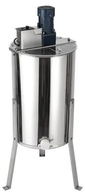 Produktbild von Honigschleuder - Elektrischer Honigextraktor - Edelstahl + Acryl - 140 W - Drehzahl 0–370 U/min - EU‑Stecker - Größe 38×60 cm - Silber