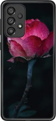 Produktbild von König Design Hülle kompatibel mit Samsung Galaxy A33 5G Kunststoff Soft Handyhülle - Handy Case Rose