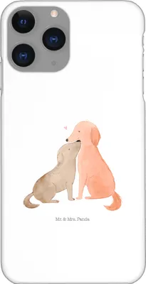 Produktbild von Mr. & Mrs. Panda Iphone 11 Pro Handyhülle Hunde Liebe - Weiß - Geschenk, Sprüche, Vertrauen, Verliebt, Premium Kunststoff, Handy Case, Herz, Hund