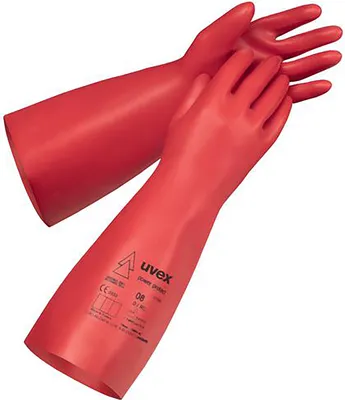 Produktbild von uvex Schutzhandschuh power protect V1000 rot Gr. 10