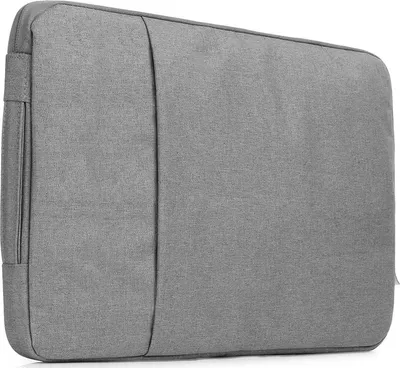 Produktbild von Mobigear Denim Zipper Laptop Sleeve 13 - 14 Zoll Laptop Hülle - Grau