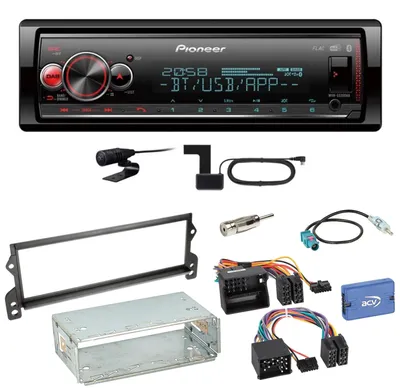 Produktbild von Pioneer MVH-S520DAB Bluetooth FLAC Digitalradio Einbauset für MINI R50 R52 R53