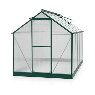 Obrázek produktu pro Vitavia "Triton 6200" skleník včetně ocelového základu smaragdově zelený 6,2 m² 6 mm HKP