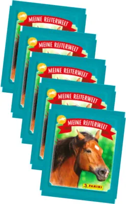 Produktbild von Panini Pferde Mon Club D'E'Quitation Sticker - Meine Reiterwelt (2024) - 5 Tüten Sammelsticker