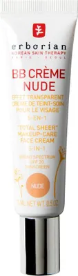 Produktbild von Erborian BB Cream, BB Cream, 15 ml, Unisex, gleicht Imperfektionen aus, Feuchtigkeitsspendend, Aufpolsterung, Weichmachend, Nude, Beige