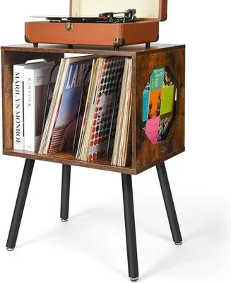 Obrázek produktu pro Dřevěná skříňka na vinylové desky
