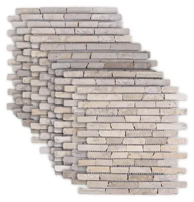 Immagine prodotto di Piastrelle in mosaico color crema, 30 x 30 cm, marmo