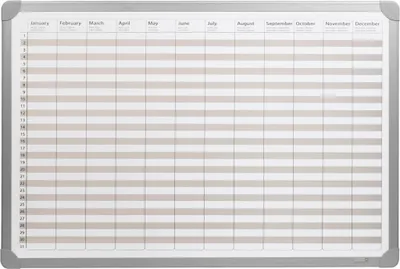 Immagine prodotto di DESQ 4123 Agenda dell'anno - Magnetica - Struttura in alluminio - 60 x 90 cm