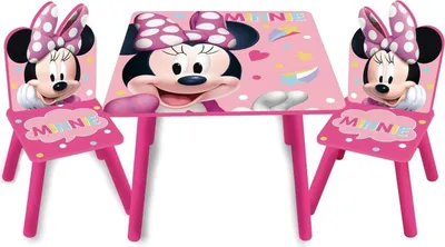Obrázek produktu pro bHome Dětský stůl s židlemi Minnie DSBH1279