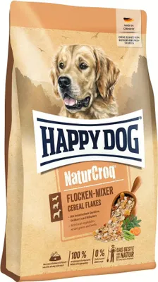 Image de Happy Dog croquettes NaturCroq flocons mixer 10kg