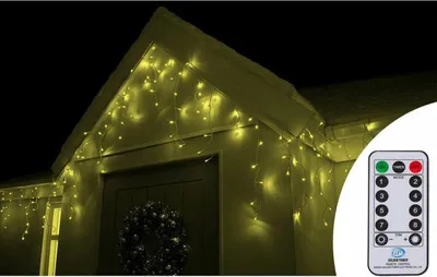 Obrázek produktu pro LED krápníky - 22,5m, 500LED, 8 funkcí, ovladač, IP44, teplá bílá