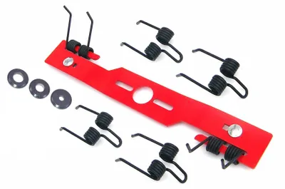 Produktbild von 40,5 CM Vertikutiermesser Kraftharke / Rasenmähermesser / Messer / Umbau Kit + 6 Federn