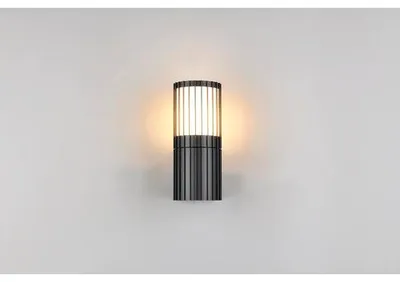 Zdjęcie produktu dla Zewnętrzna lampa ścienna TRIO Volga TR 269460142 IP54 E27 4 W antracyt