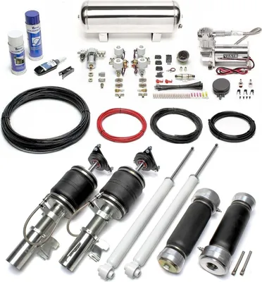 Productafbeelding van TA Technix luchtvering, zilverkleurig, geschikt voor Ford Focus, C-Max, Mazda, Volvo C30, S40, V50, C70