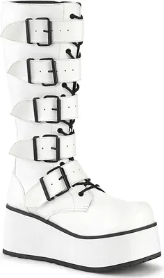 Produktbild von TRASHVILLE-518 Damen Boots von DemoniaCult, Weiß  , EU 41, US 9
