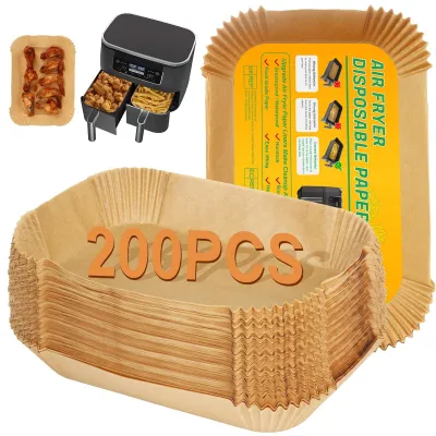Image de 200 Stück Air Fryer Einlagen für gesundes Kochen