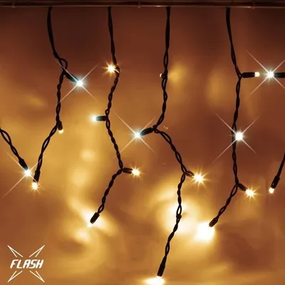 Obrázek produktu pro DECOLED LED světelné krápníky, FLASH, 3x0,5 m, teple bílá, 114 diod,IP67