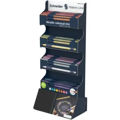 Produktbild von Schneider Metallic Rollerball Paint-It 050 0.4mm Display 80 Stück sortiert