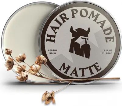 Produktbild von Haarpomade – Mattes Finish – Leinen-Duft – Mittel