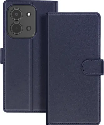 Image de Mayaxess, étui portefeuille 2-en-1 pour Redmi 15 5G avec coque, bleu nuit